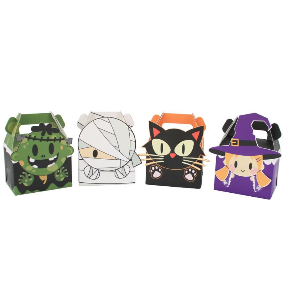 Set 24 Hộp Giấy Đựng Kẹo Phong Cách Halloween