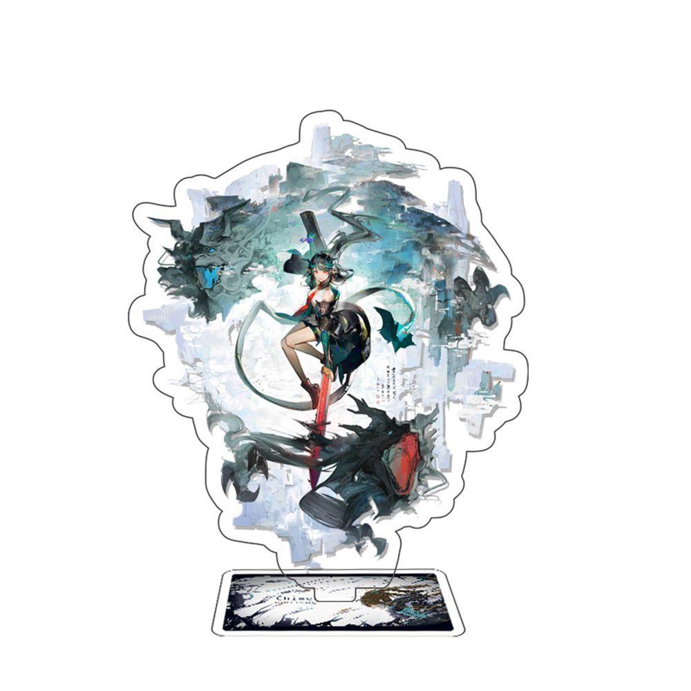 Mô Hình Nhân Vật Anime Bằng Acrylic Trong Suốt Để Bàn Trang Trí