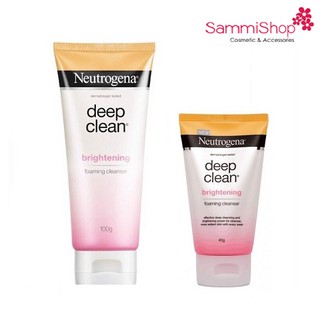 Sữa rửa mặt làm sáng da Neutrogena Deep Clean Brightening Foaming Cleanser