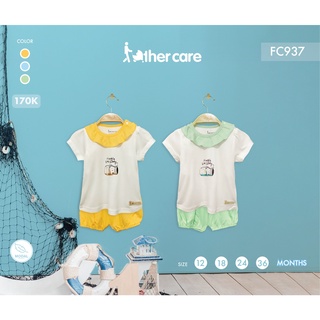 Chĩnh hãng bộ cộc tay cài vai cổ bèo a bottle love story fathercare - ảnh sản phẩm 1