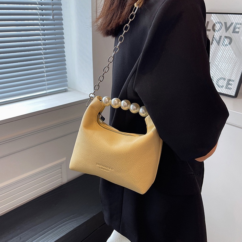 Túi đeo vai IELGY đính ngọc trai giả thời trang cao cấp dành cho nữ