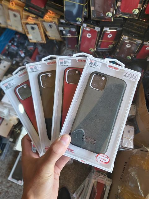 Ốp Lưng Da Hiệu Sulada Cao Cấp Cho iphone 11 pro/iphone 11/11 pro max