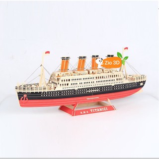 Mô Hình Lắp Ráp Gỗ 3D Tàu Titanic
