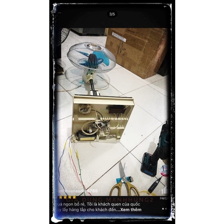 Đổi nguồn - Biến áp tự ngẫu 110v dành quạt Nhật 60w