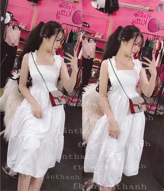 [Mã WASTMAY giảm 15% tối đa 30K đơn 150K] Đầm cánh tiên bo chun lưng | BigBuy360 - bigbuy360.vn