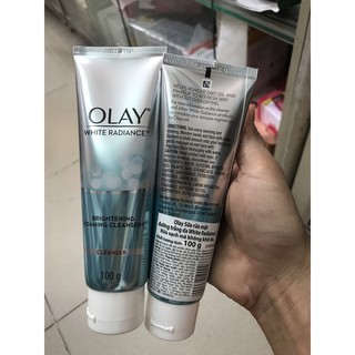 Sữa rữa mặt dưỡng trắng da Olay White Radiance Brightening Foaming Cleanser 100g