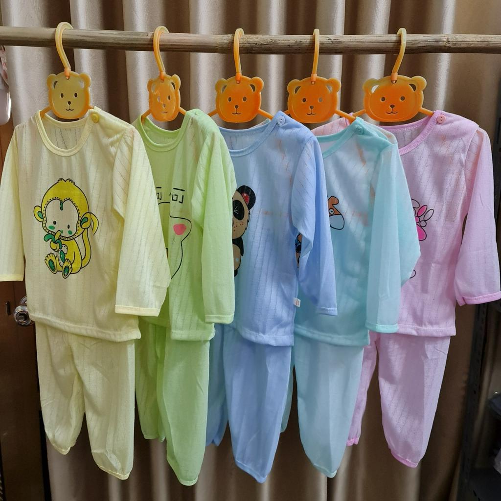 Bộ dài tay cotton giấy cho bé trai bé gái trẻ sơ sinh hàng đẹp giá rẻ 3-15kg