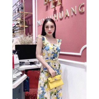 đầm hoa cúc nhiều mẫu