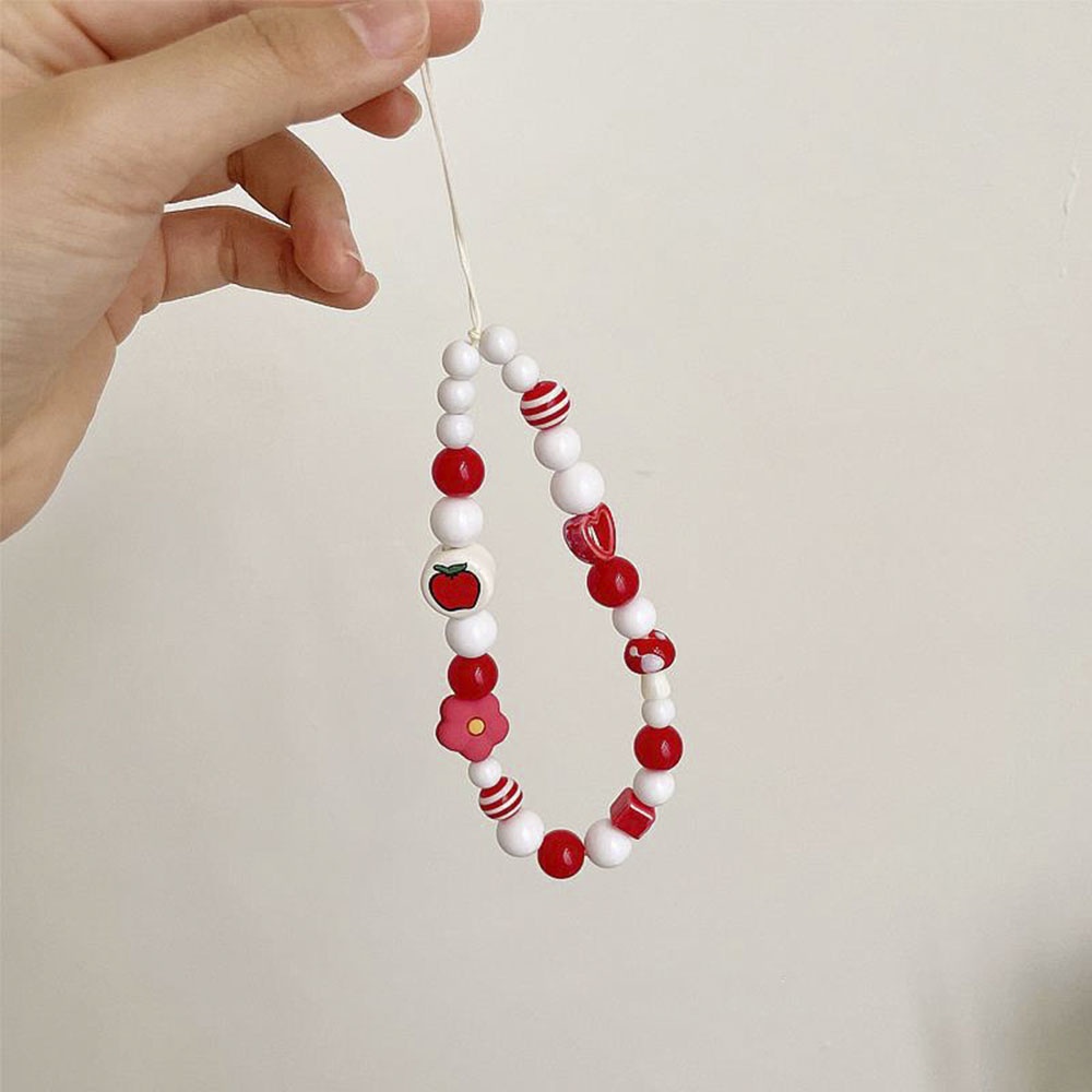 Dây Đeo Điện Thoại Xỏ Hạt Thủ Công Họa Tiết Hoạt Hình Ngọt Ngào Cá Tính