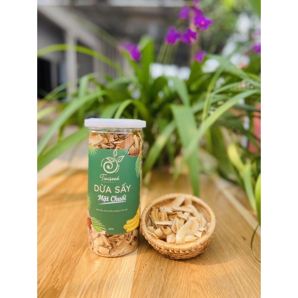Dừa sấy mật chuối Tabai An Hòa hộp 200gram - Hạt dinh dưỡng TiniSeed
