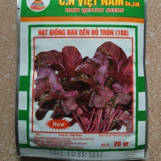 HẠT GIỐNG RAU DỀN ĐỎ