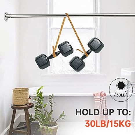Móc Cố Định Thanh Treo Rèm Cửa Gắn Tường Nhà Tắm Tiện Dụng