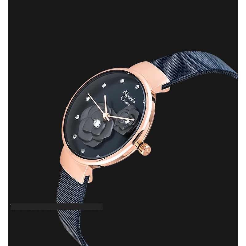 Đồng hồ đeo tay Nữ hiệu Alexandre Christie 2792LHBURBU