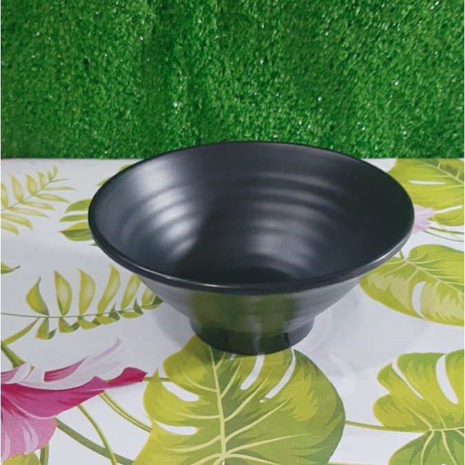 Tô nhựa melamine X16,17,18 màu nhám đen, nhà hàng sang trọng - Cao Cấp