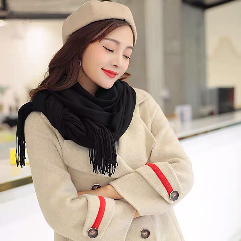 Khăn Quảng Cổ Mùa Đông Cashmere Phong Cách Hàn Quốc KH68