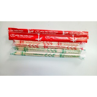 Bịch 100 đôi đũa tre dùng 1 lần THiên Phúc ( loại 1)