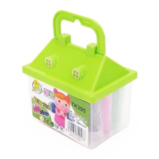 Đất nặn hình ngôi nhà( 14 màu 2 khuôn)