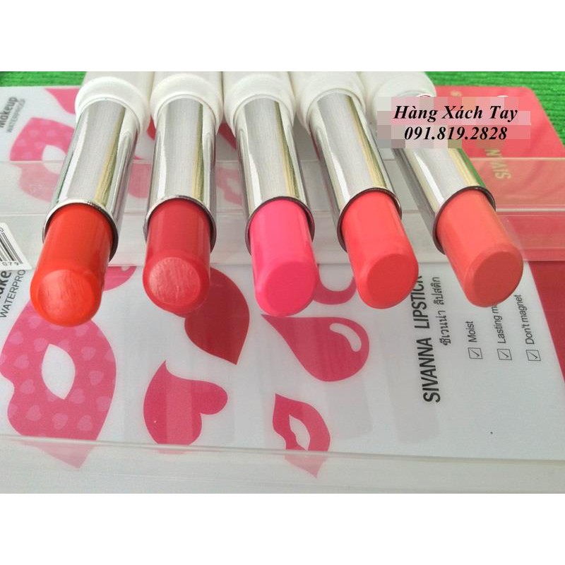 Son  dưỡng  có màu Sivanna colors lipstick 12H