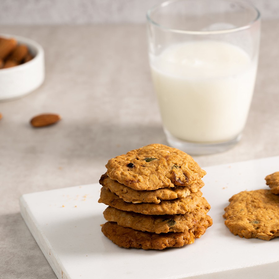 Bánh Cookie yến mạch 500g - Baker Baking Eat Clean - ăn vặt, giảm cân, mẹ bầu, keto, gym