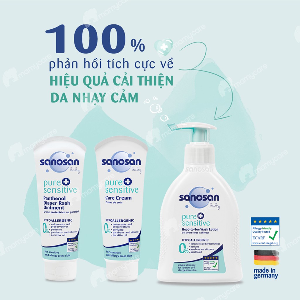 Kem dưỡng ẩm Sanosan cho bé da chàm thể tạng và nhạy cảm 100ml - MAMYCARE