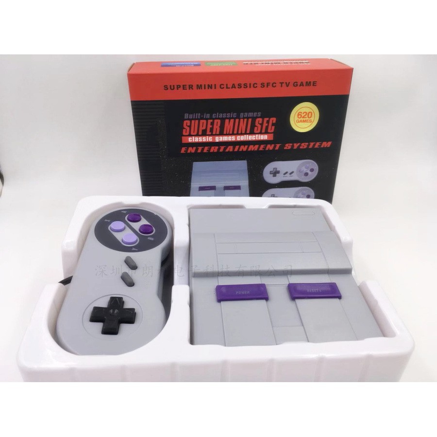 Máy chơi game trực tiếp SFC siêu mini TV8BIT tích hợp 620 trò chơi không trùng trong máy