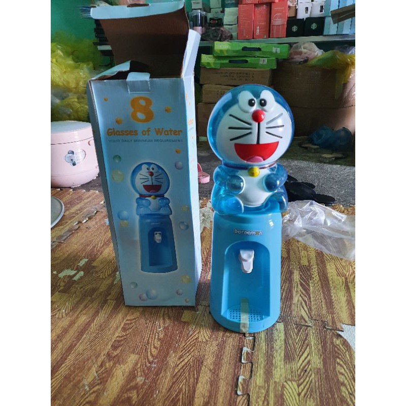 THANH LÝ Bình Đựng Nước Hình Cây Nước Mini Cho Trẻ Em Doraemon và Kitty