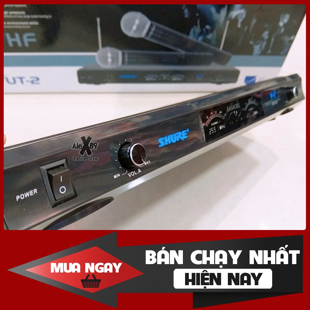 [Giảm giá] Micro Shure-UT2 Không Dây Gia Đình VHF- BH12 Tháng chất lượng