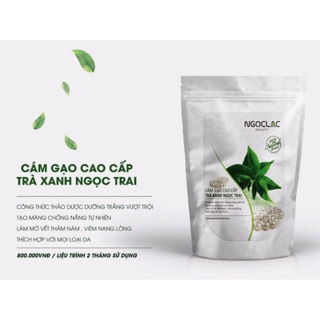 Cám gạo Cao cấp Ngọc Trai Trà Xanh