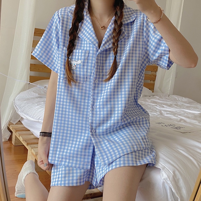 Bộ Đồ Ngủ Pijama Hoạ Tiết Vải Thun Mát, Bộ Mặc Nhà Dễ Thương TOPBRA | BigBuy360 - bigbuy360.vn