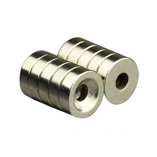 Nam Châm Đất Hiếm Tròn Có Lỗ 20x5x5mm