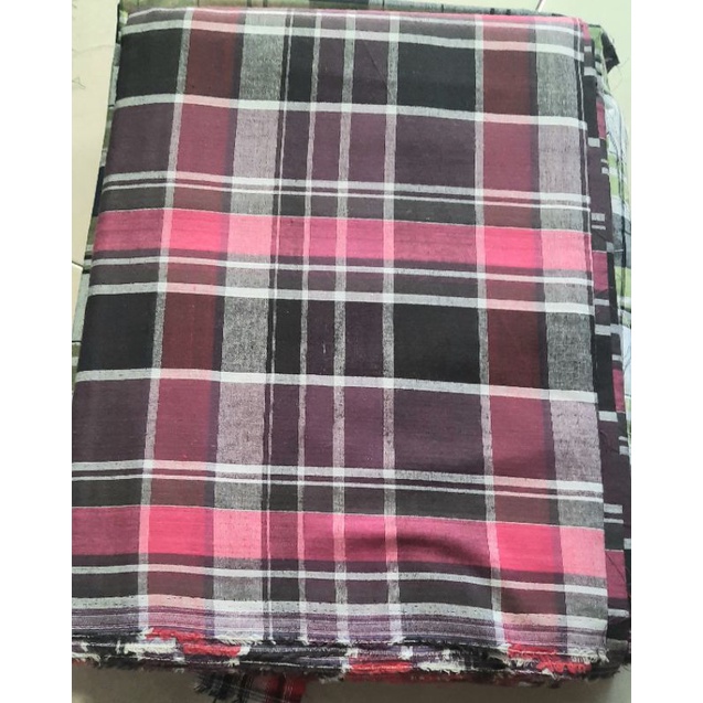 Vải Kate caro màu