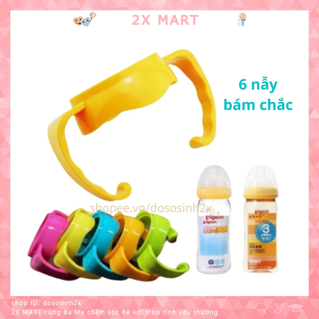 Tay cầm bình sữa Pigeon cổ rộng nội địa bình sữa Lansinoh Momma