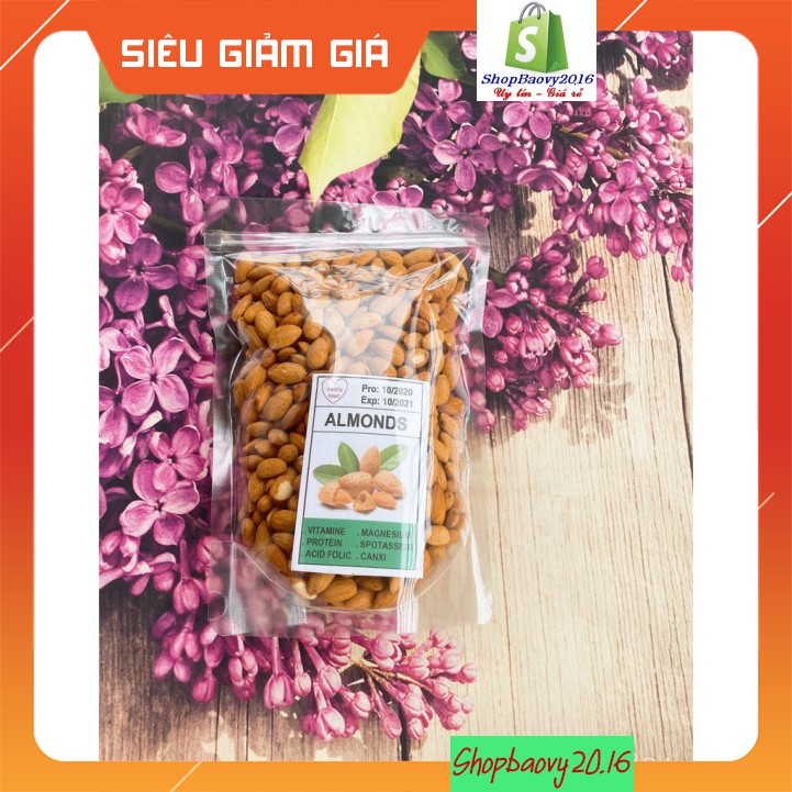 ☘SIÊU SALE☘ 1kg Hạt hạnh nhân rang bơ đã tách vỏ California Almond Mỹ hàng nhập khẩu