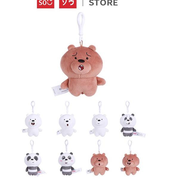 Móc Khóa Hình Gấu Miniso We Bare Bears Mã 655