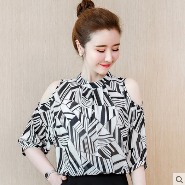 Áo Thun Ngắn Tay Họa Tiết Sọc Ngang Thời Trang Dành Cho Nữ