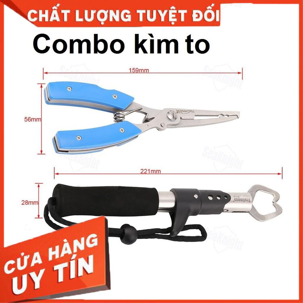 Kìm Kẹp Cá Kìm Gỡ Lưỡi Câu Đa Năng [ HÀNG LOẠI 1 ] Inox Siêu Bền -Sanami Fishing