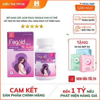 Fegold Kohinoor Star bổ sung sắt, acid folic hỗ trợ tái tạo hồng cầu (Cho mẹ bầu, người thiếu máu)