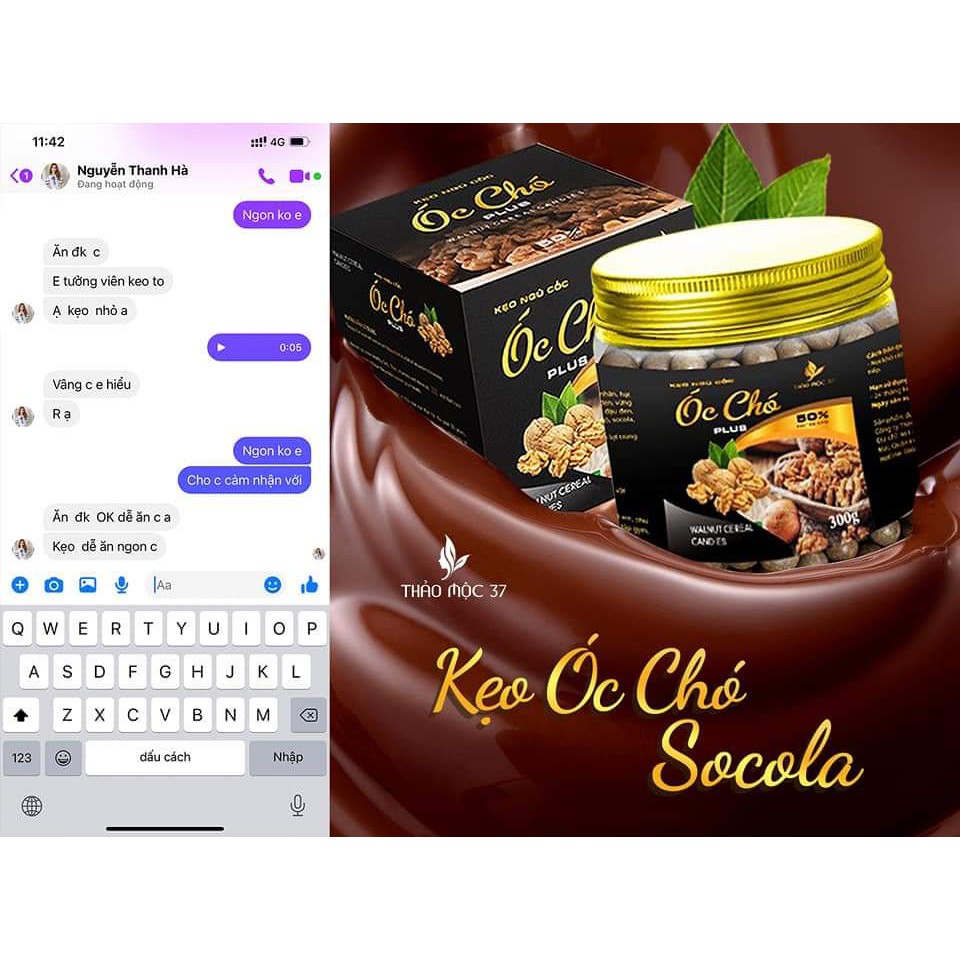 [Chính Hãng] Kẹo Ngũ cốc óc chó của thảo Mộc 37. | BigBuy360 - bigbuy360.vn