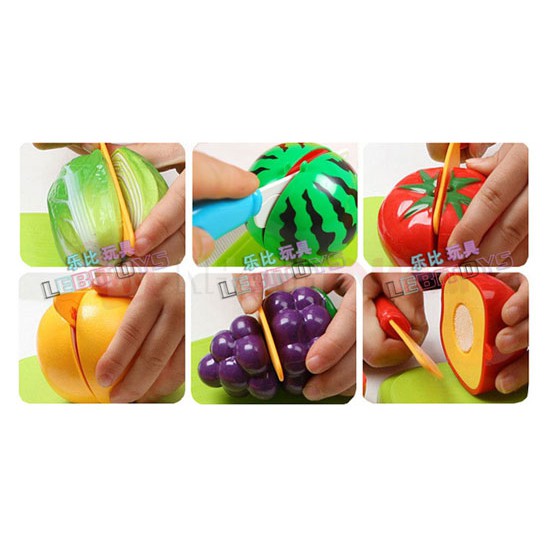 Bộ đồ chơi cắt hoa quả bằng nhựa cho bé ( 20 món)