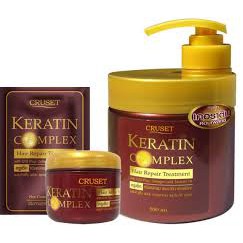 Kem Ủ Cruset Keratin Complex - Gold Crystal 500g kèm hộp 40ml