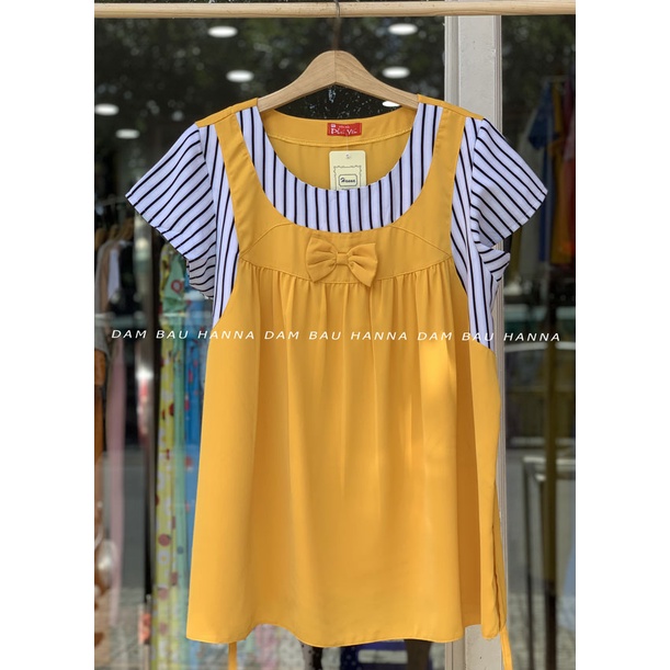 [SIZE 70-100KG] Áo bầu công sở big size cho bầu mập vải lụa cao cấp đũi co dãn thoáng mát đường may cẩn thận