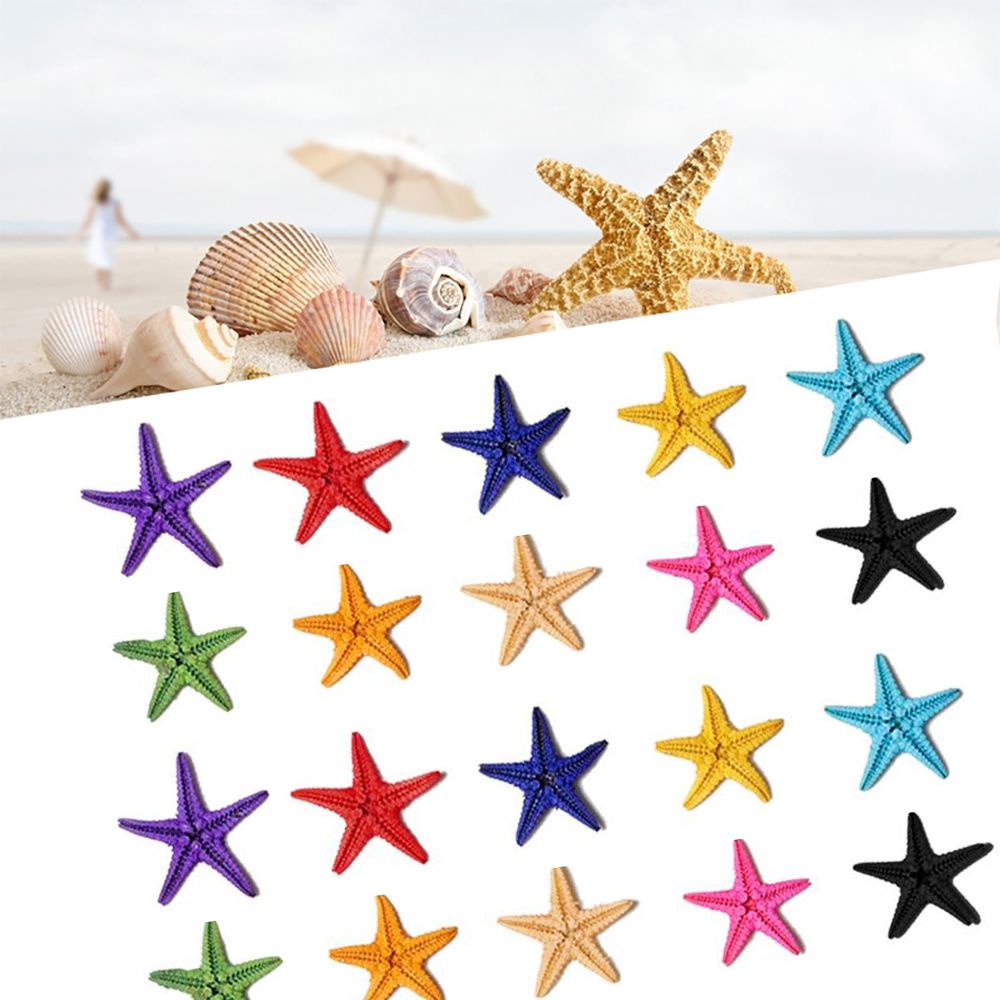 [Hàng mới về] Phụ kiện trang trí móng tay nghệ thuật sao biển 3D nhiều màu thời trang