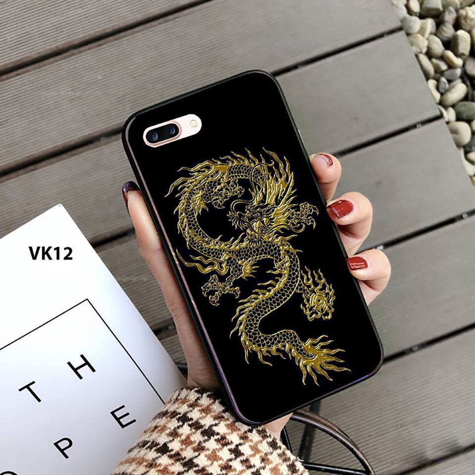 ỐP LƯNG OPPO A3S -OPPO A1K- REALME C1- REALME C2 IN HÌNH RỒNG, SỬ TỬ CỰC NGẦU
