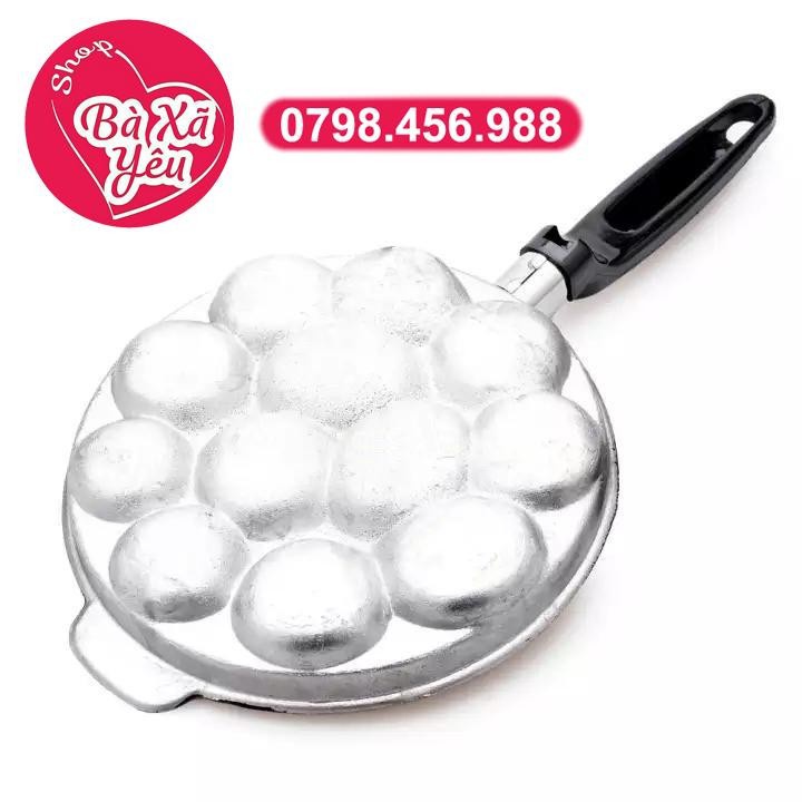 Khuôn làm bánh bông lan chống dính có tay cầm 12 bánh Huỳnh Anh - BX3261
