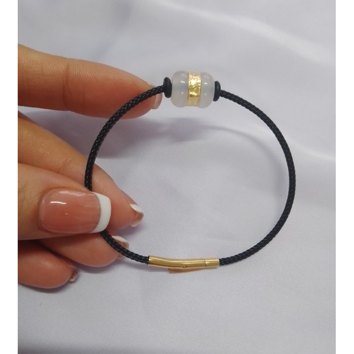 Vòng tay lu thống dát vàng định công danh đầu xuôi đuôi lọt định công danh tài lộc trợ mệnh thủy kim