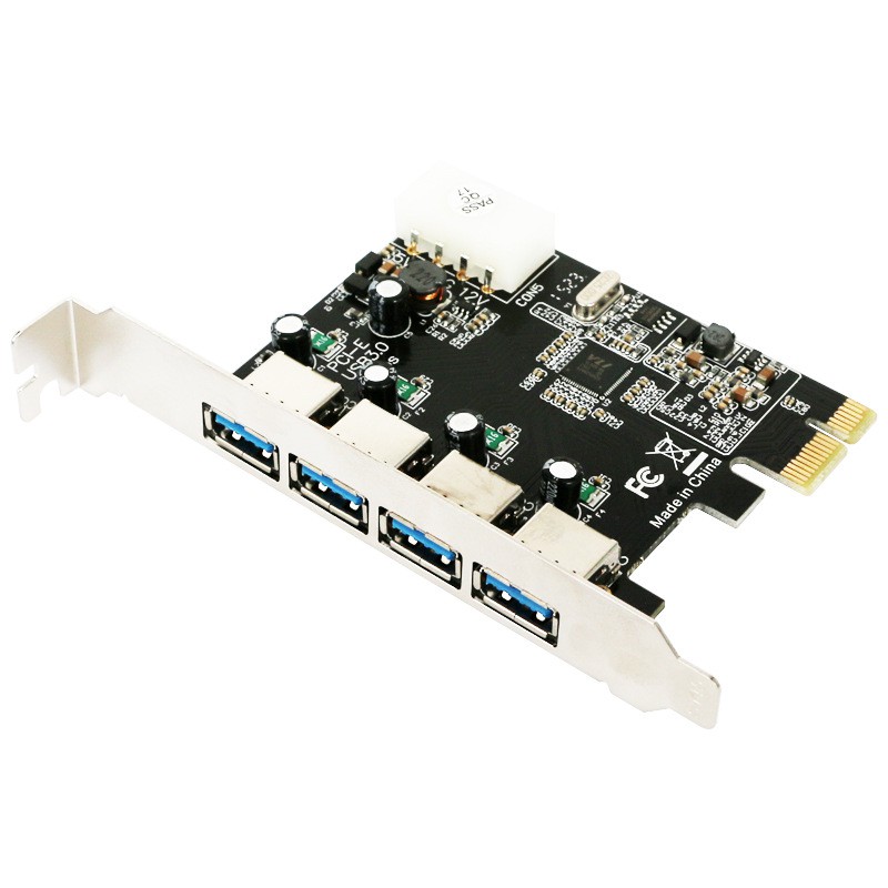 Card chuyển đổi pci express ra 4 cổng usb 3.0