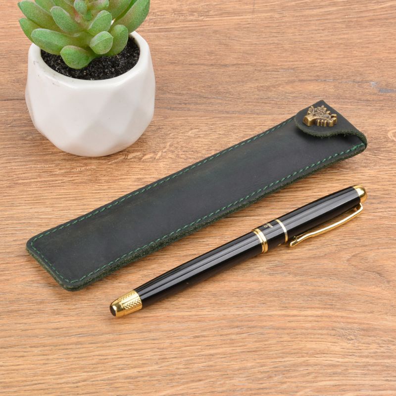 Hộp Đựng Bút Bằng Da Handmade Nhiều Màu Tùy Chọn