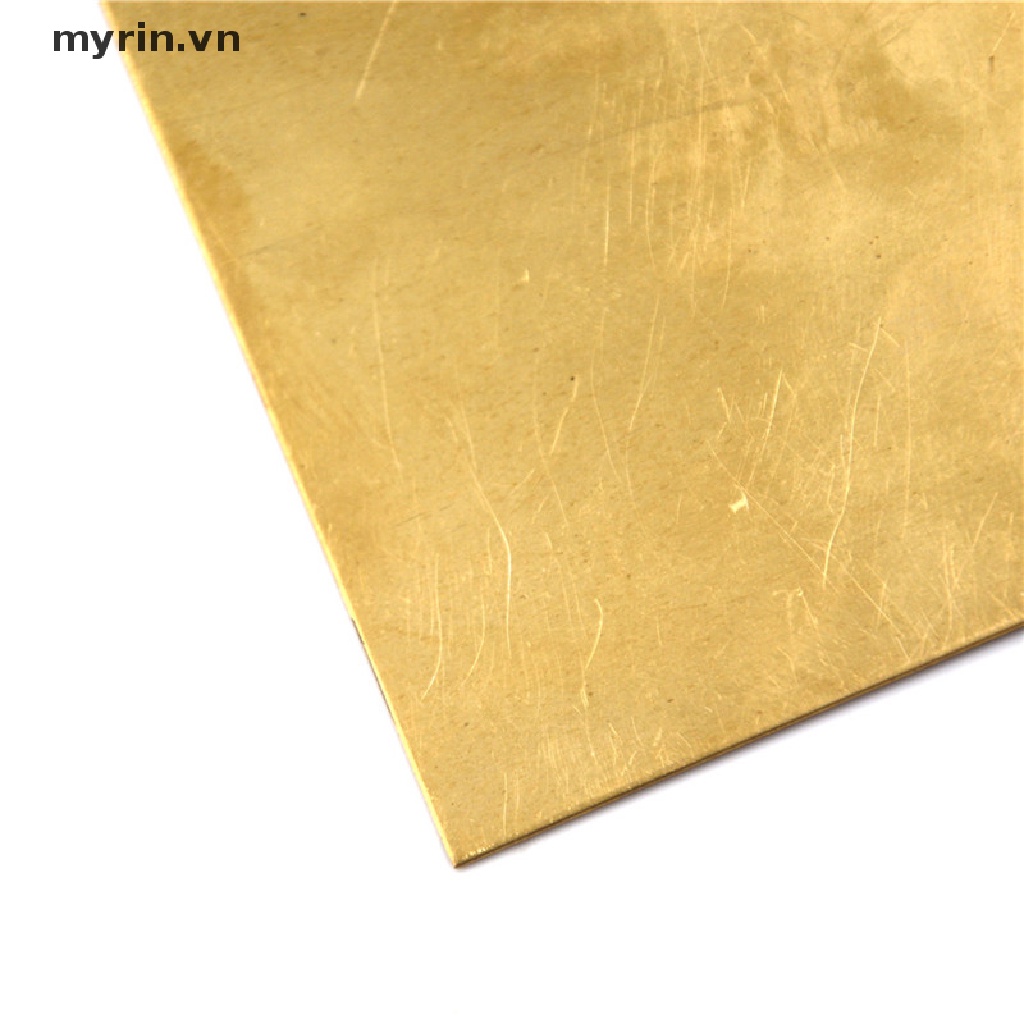 Tấm Lá Đồng Thau Mỏng 0.5mm / 0.8mm / 1mm / 2mm 100X100mm DIY