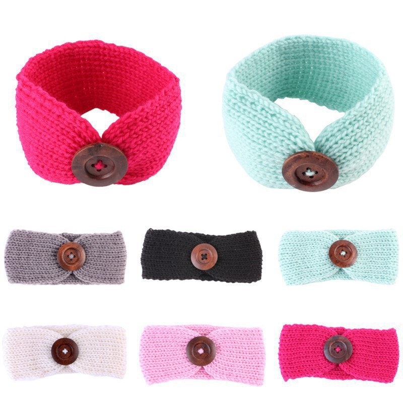 Băng đô turban len cho bé gái