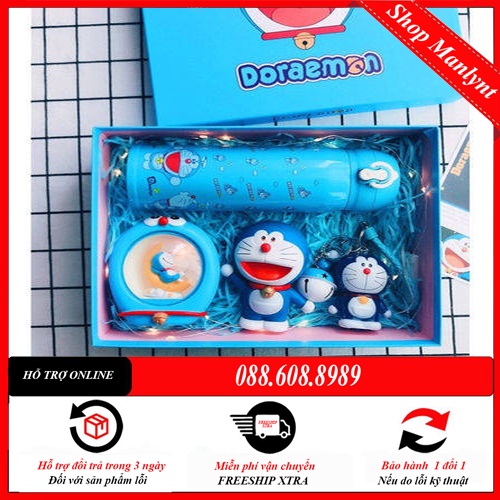 sáng tạo món quà sinh nhật Doraemon hộp quà búp bê